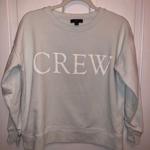 J. Crew Limited Edition “Crew” sweatshirt